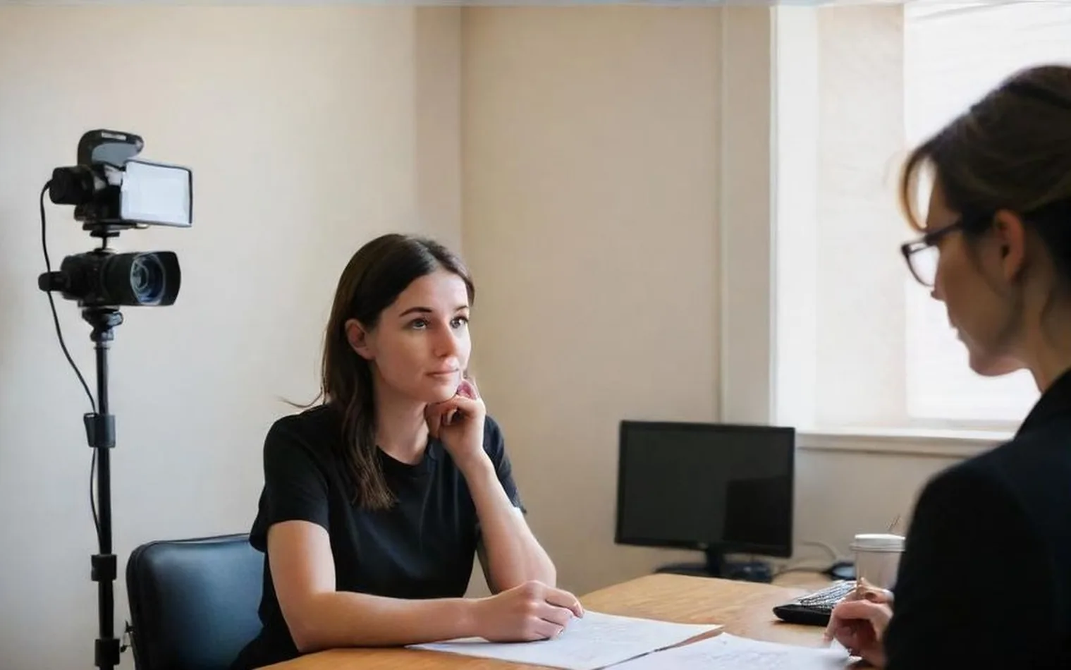 Assistant interview process photography